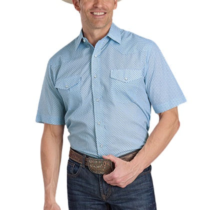 Roper Mini Cross Men's Western Snap 01-002-0019-0353