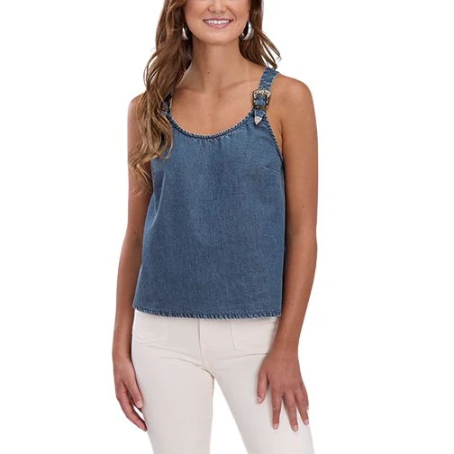 Roper Buckle Strap Denim Women's Tank 03-052-0594-4057