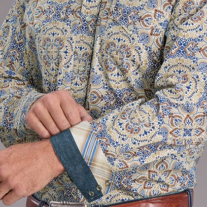 Stetson Paisley Men's Western Snap 11-001-0425-4018 - Image 3