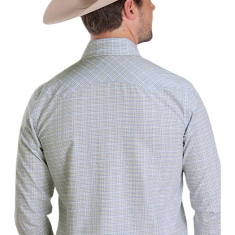 Stetson Checker Ombre Men's Western Snap 11-001-0478-4021 - Image 2