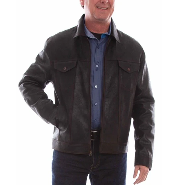 SCully Leather Men's Zip Jacket 2015