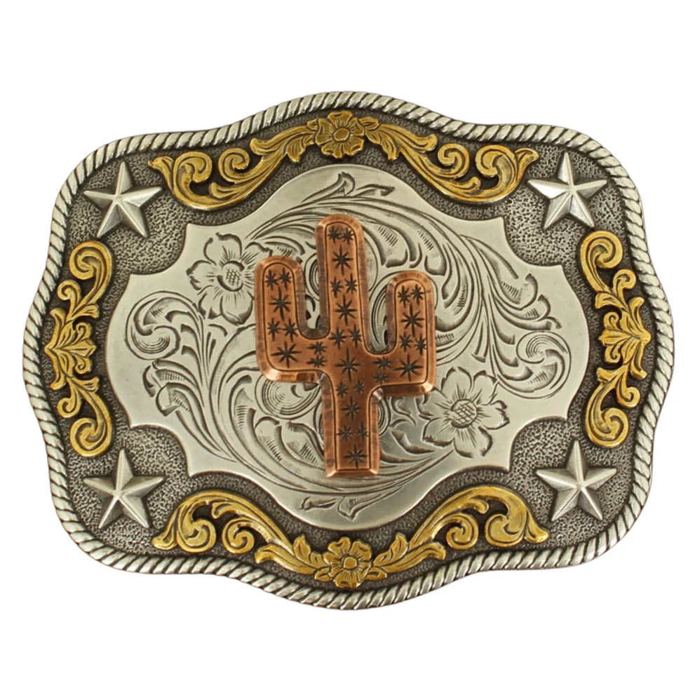 Nocona Copper Cactus Buckle 37400 - Image 2