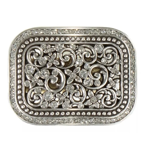 Blazin Roxx Floral Filigree Crystal Buckle 37906