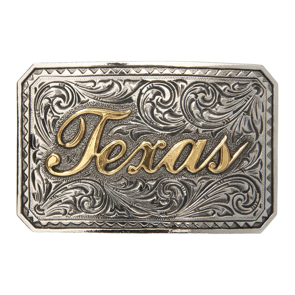 AndWest Two-Tone Texas Buckle 504