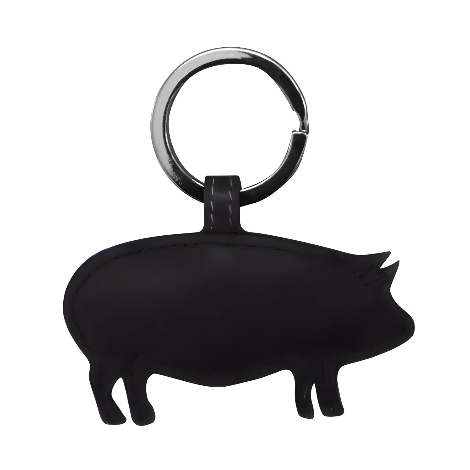 ILI Pig Charm Key Chain Black 6176 - Image 2