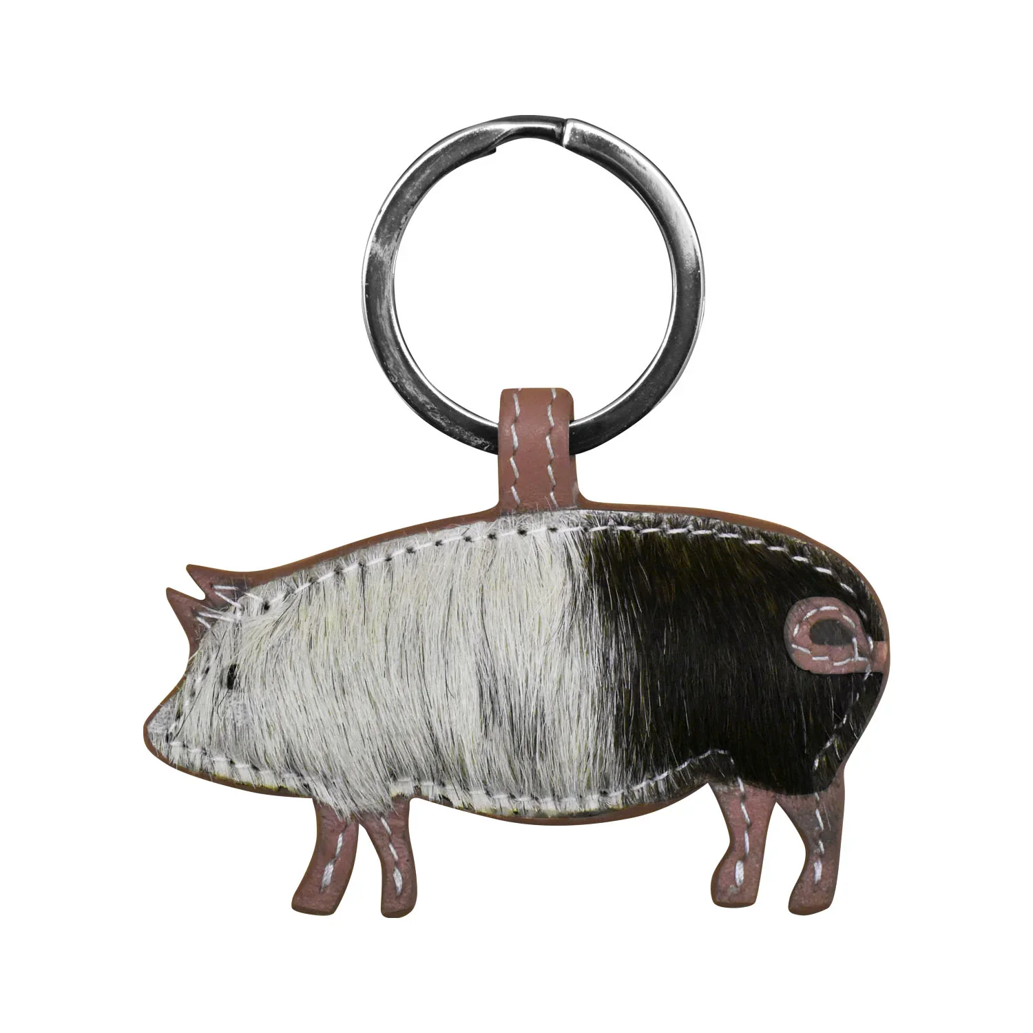 ILI Pig Charm Key Chain Toffee 6176
