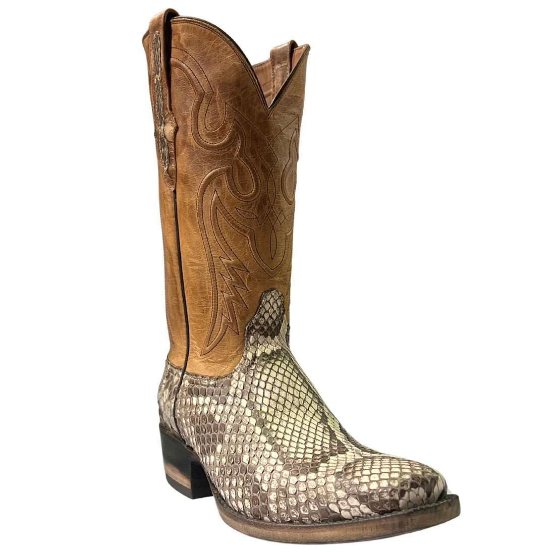 Black Jack Natural Python Men's Boot 6555-V3
