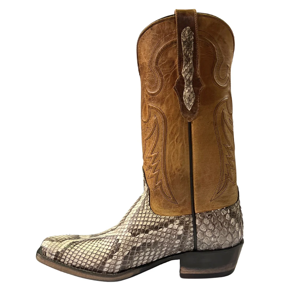 Black Jack Natural Python Men's Boot 6555-V3 - Image 3