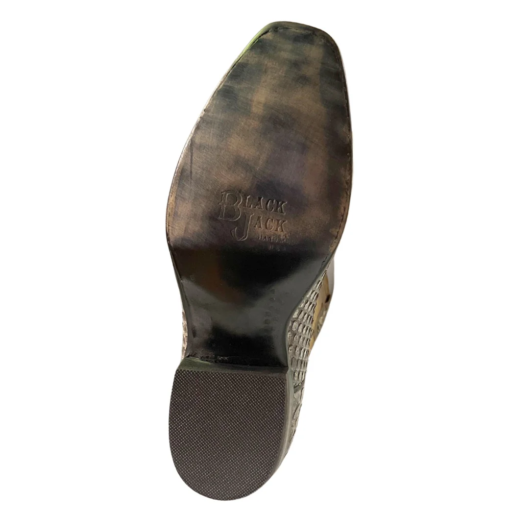 Black Jack Natural Python Men's Boot 6555-V3 - Image 6