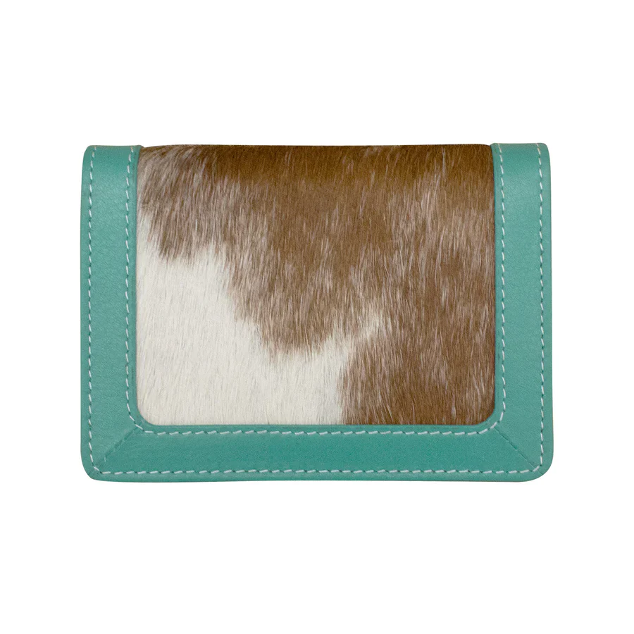 ILI Turquoise Credit Card Holder 7325