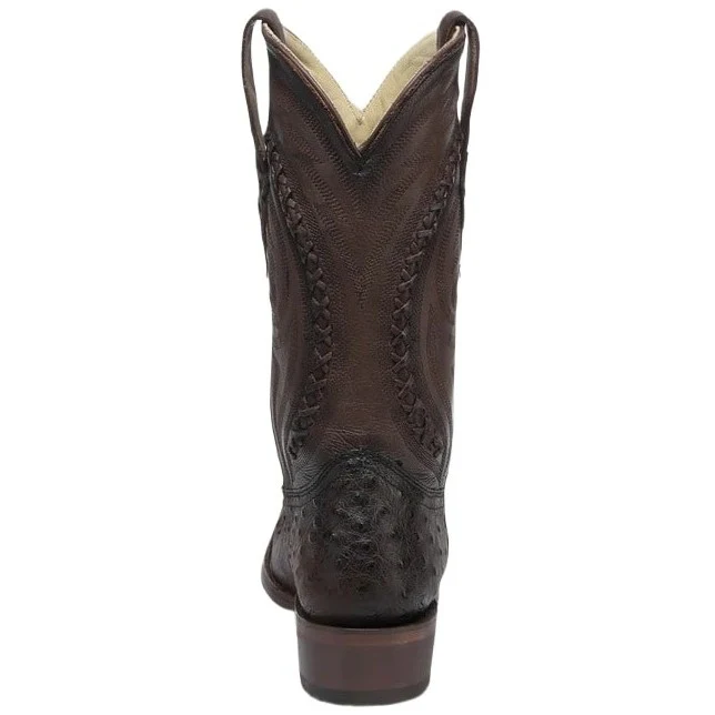 Corral Tobacco Ostrich Men's Boot A4971 - Image 4