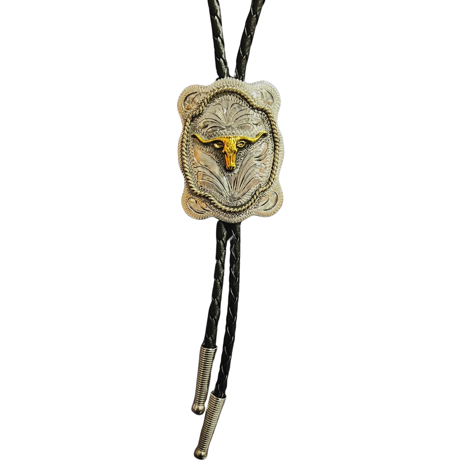 Austin Accent Square Longhorn Bolo Tie AC80P