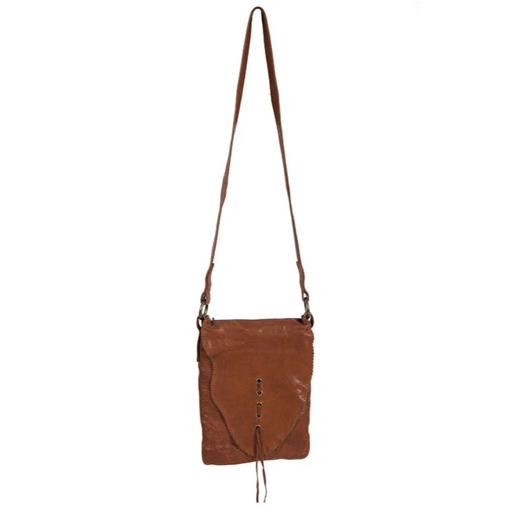 Scully Whip Stitch Cognac Crossbody B185