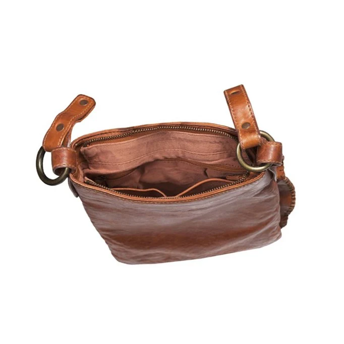 Scully Whip Stitch Cognac Crossbody B185 - Image 2