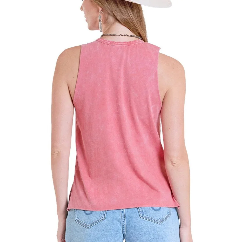 Rock & Roll Cowgirl Country Women’s Tank BW20T08410 - Image 2