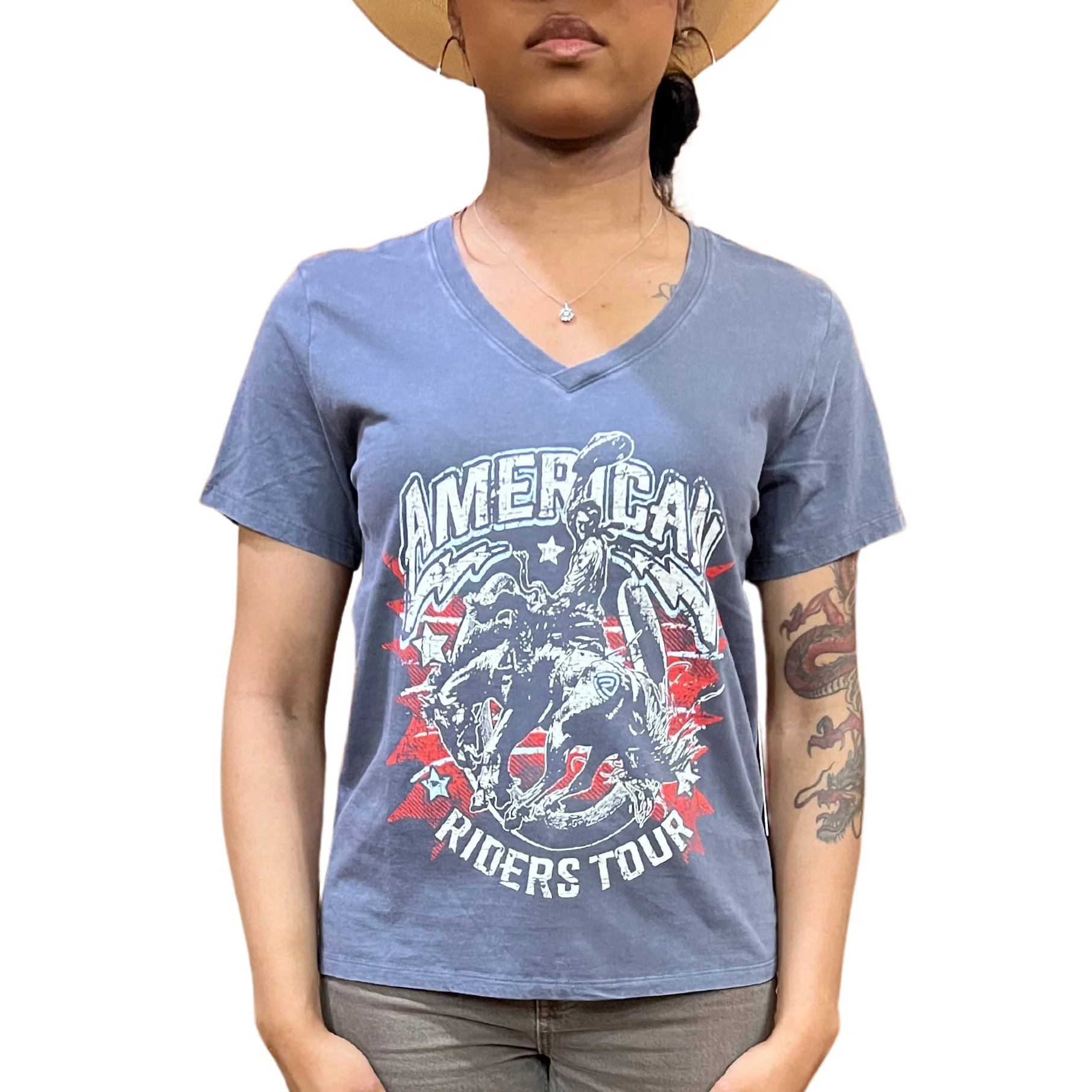 Rock & Roll American Riders Tour Women's Tee BW21T04017