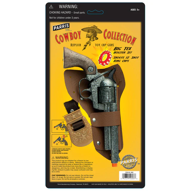 Parris Big Tex Holster Toy Gun Set 4603C