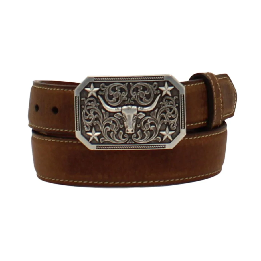 3D Longhorn Buckle Boy's Belt D120001202 - Image 2