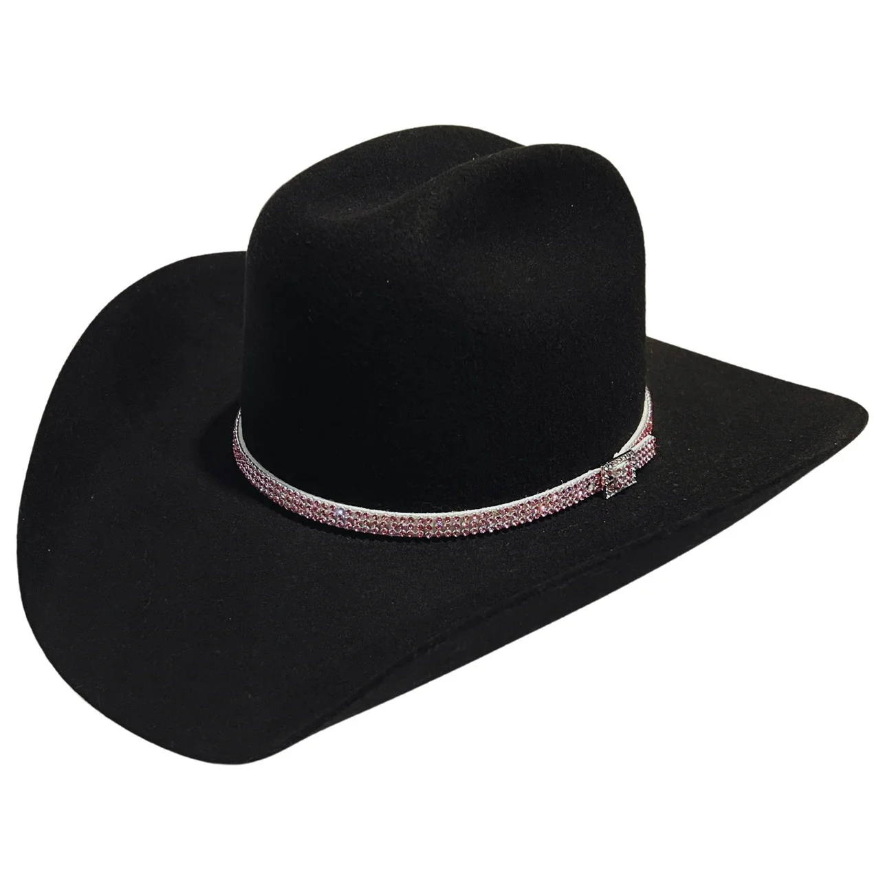 M&F Rhinestone Cowboy Pink Hatband DH86030 - Image 2