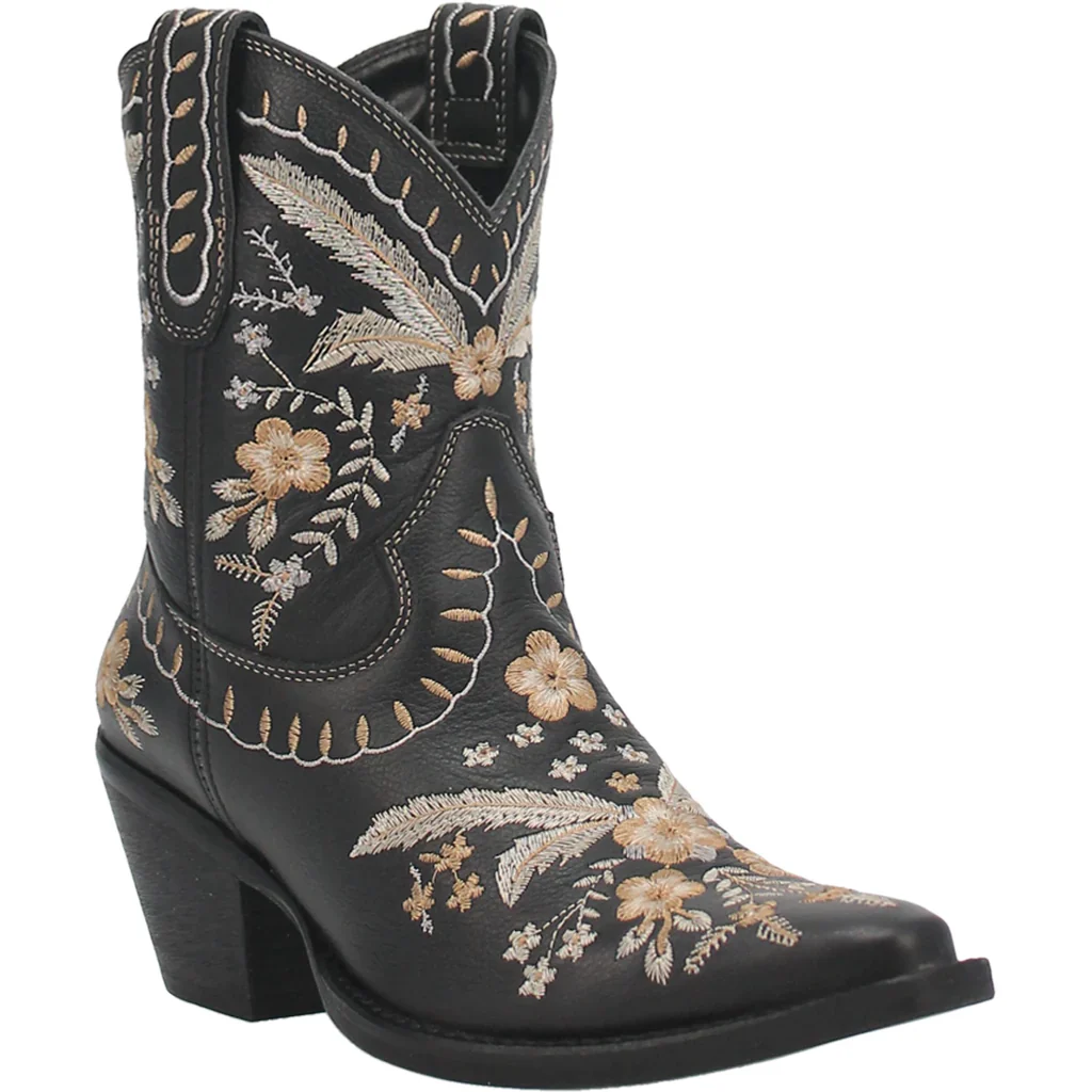Dingo Primrose Black Women's Bootie DI748