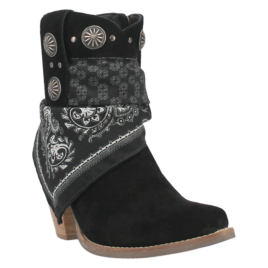 Dingo Bandida Black Women's Bootie DI184 - Image 2