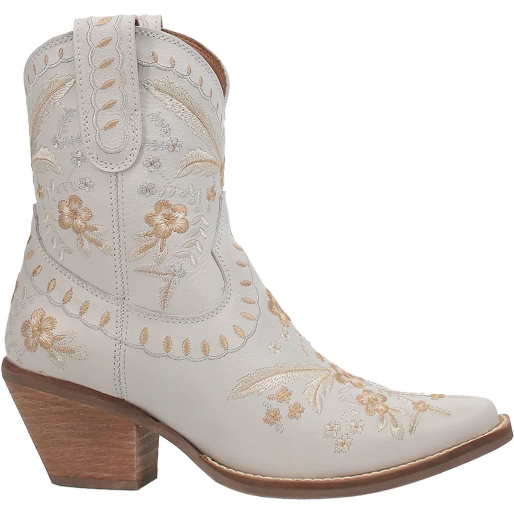 Dingo Primrose White Women's Bootie DI748 - Image 2