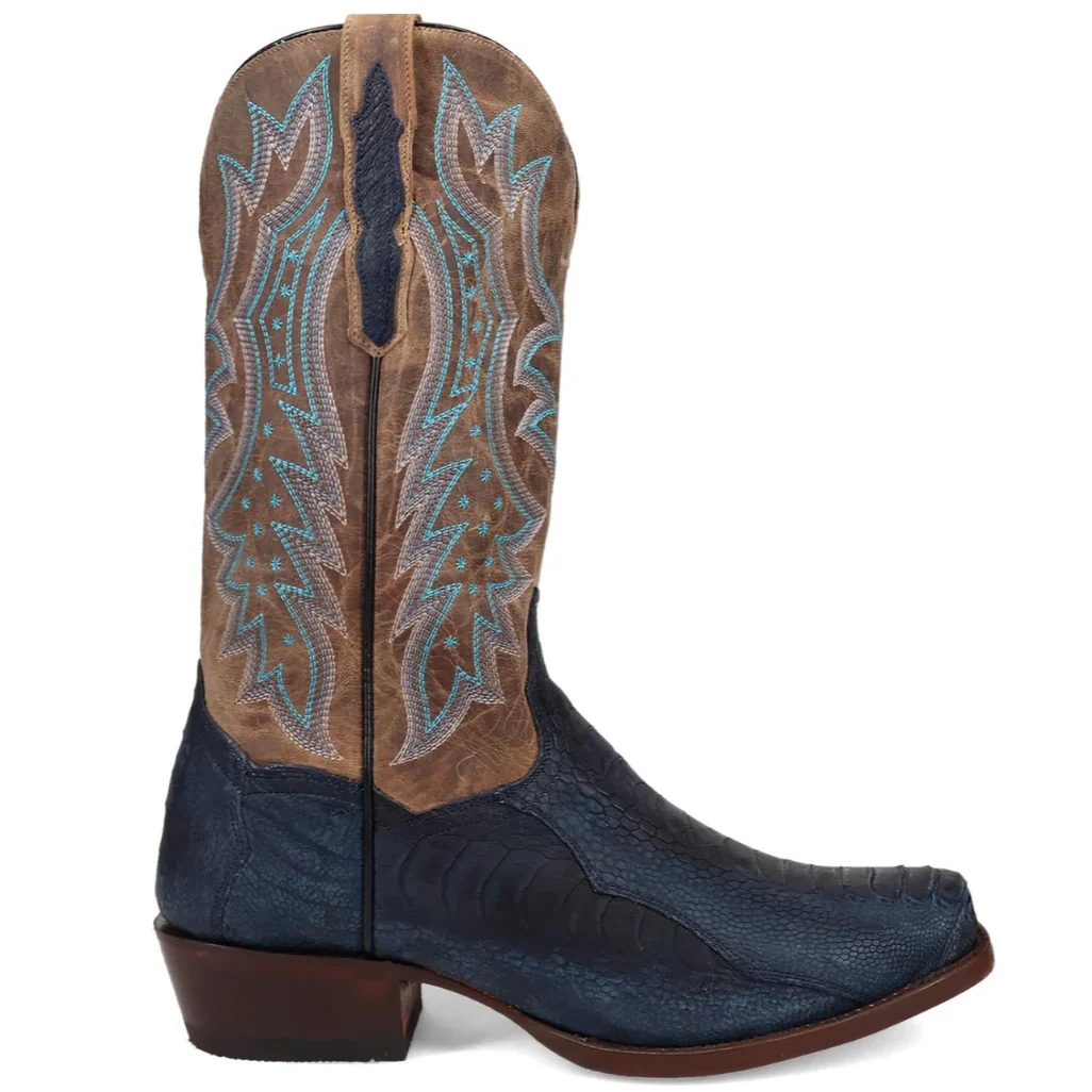 Dan Post Anders Blue Ostrich Leg Men's Boot DP3102 - Image 2