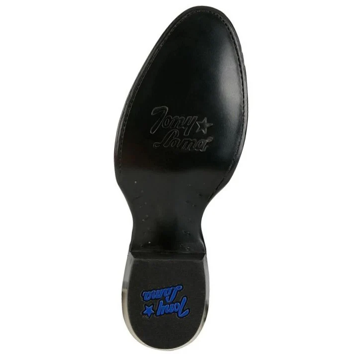 Tony Lama Marco Black Men's Boot DR3055 - Image 7