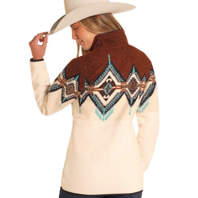 Rock & Roll Border Berber Woman's Pullover DW91C04069-22 - Image 2