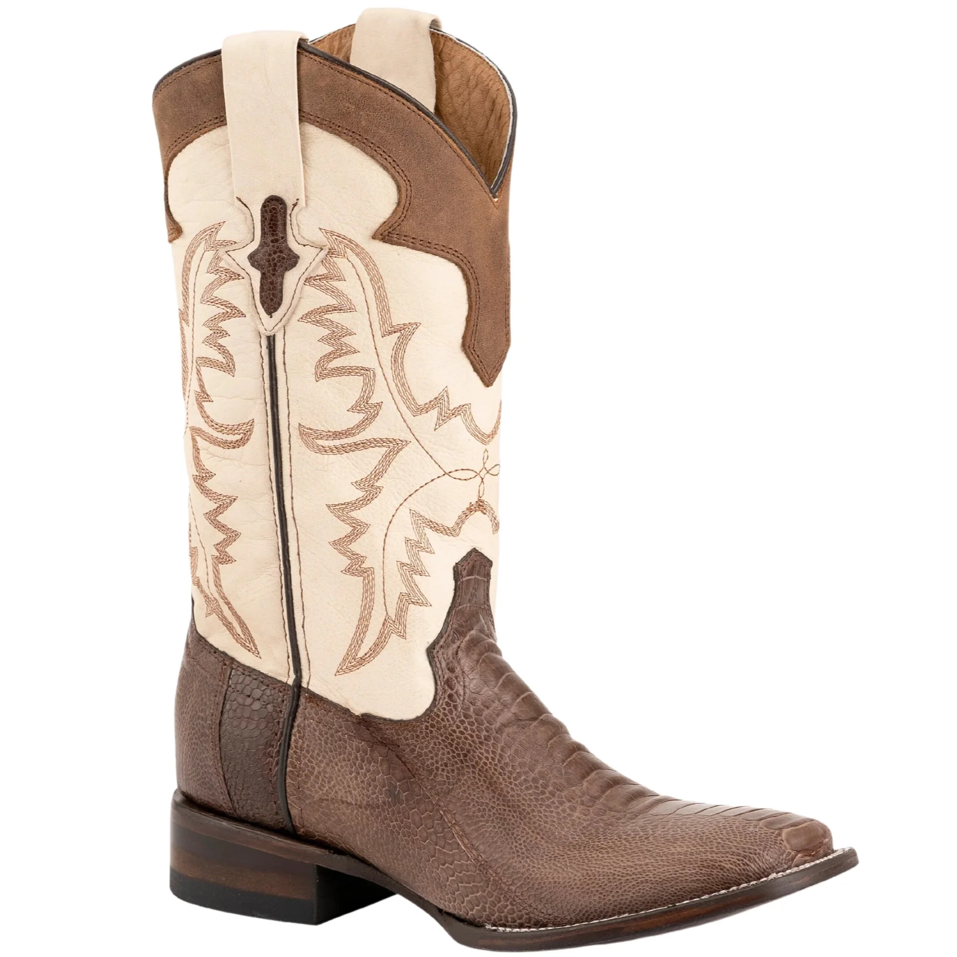 Ferrini Nash Brown Ostrich Leg Men's Boot 11493