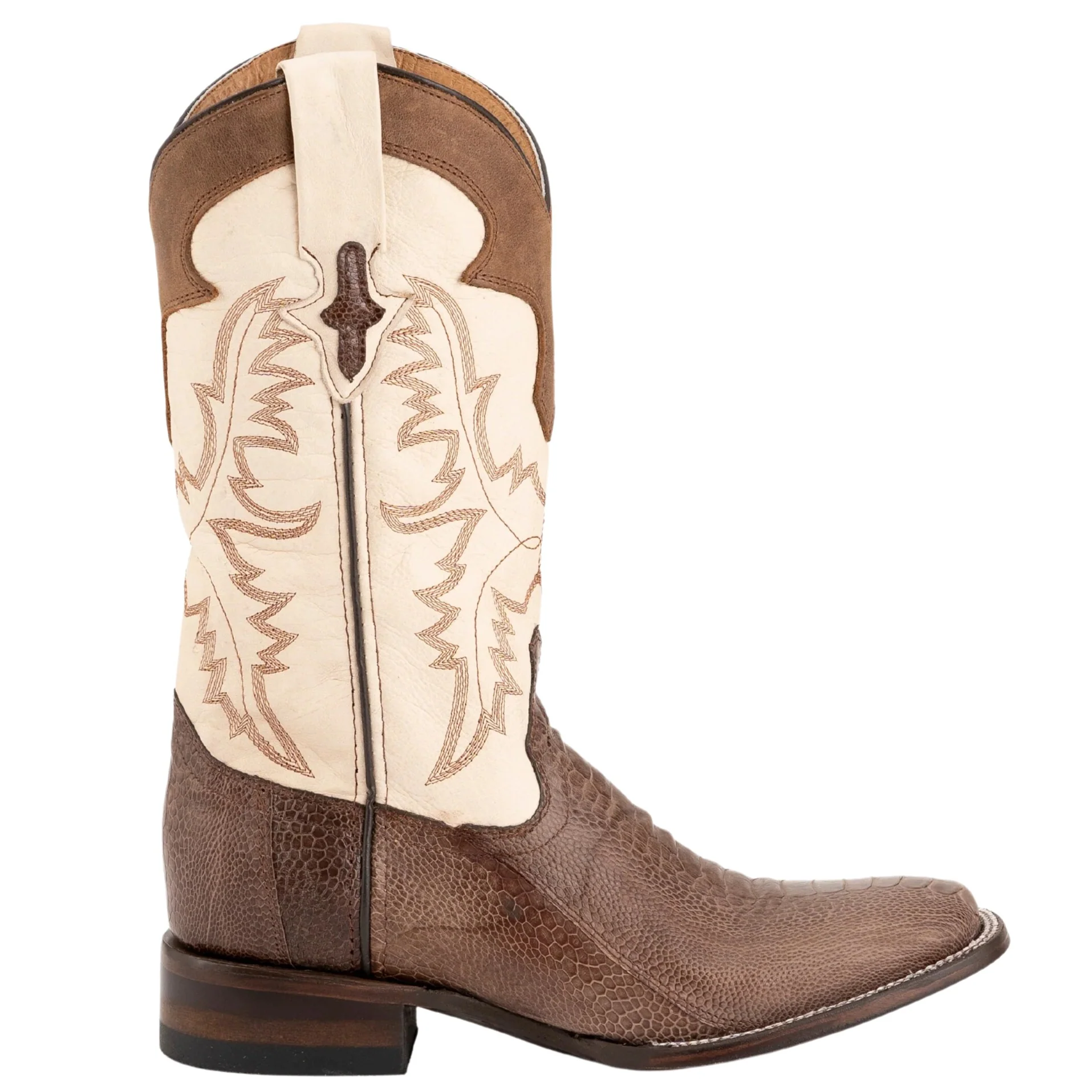 Ferrini Nash Brown Ostrich Leg Men's Boot 11493 - Image 2