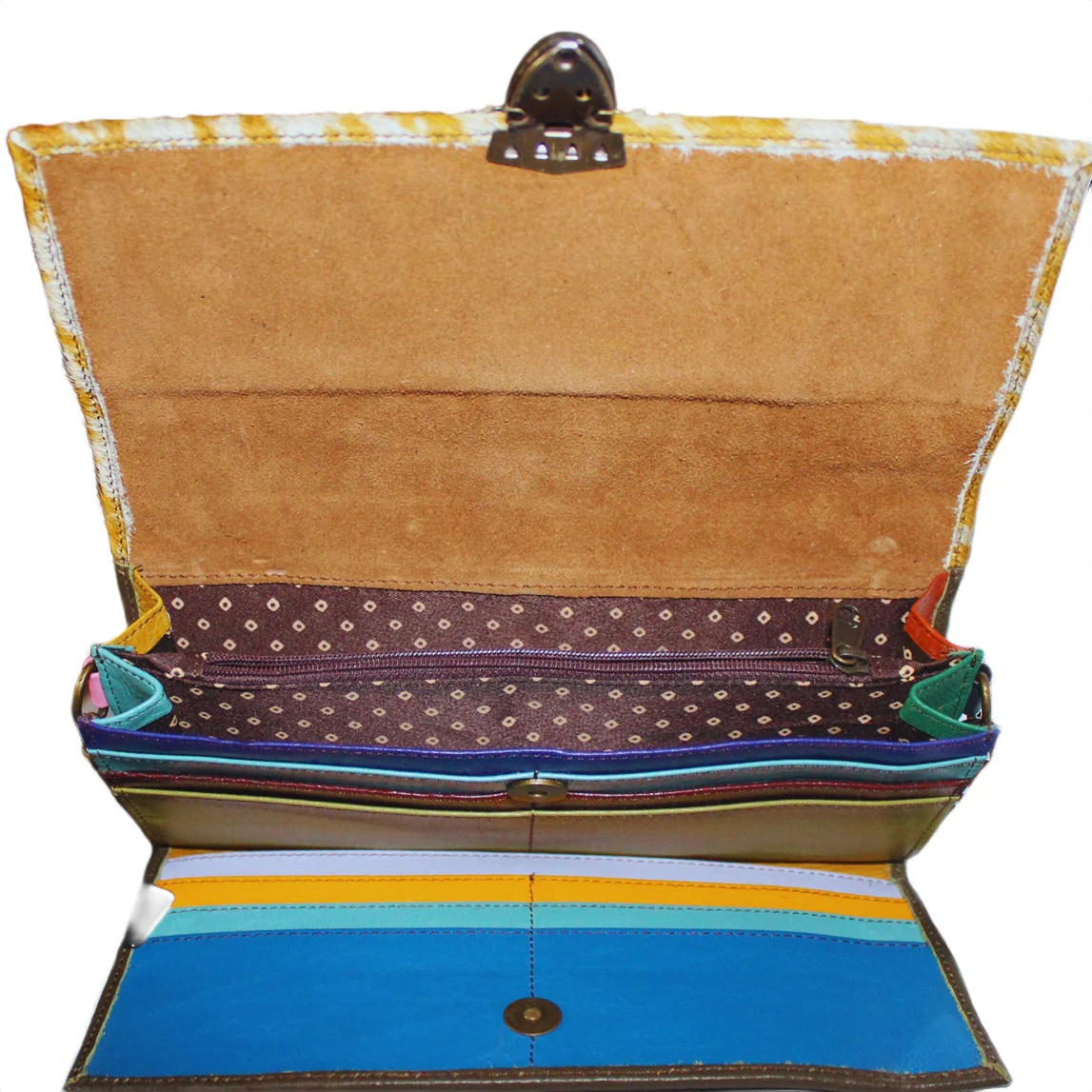 BS Trading Printed Bright Cowhide Crossbody BS1647 - Image 3
