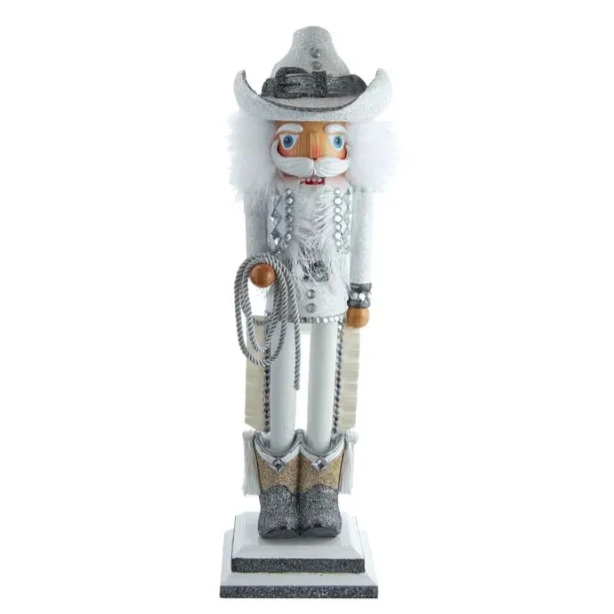 Kurt Adler Cowboy Rhinestone Nutcracker 19" HA0558
