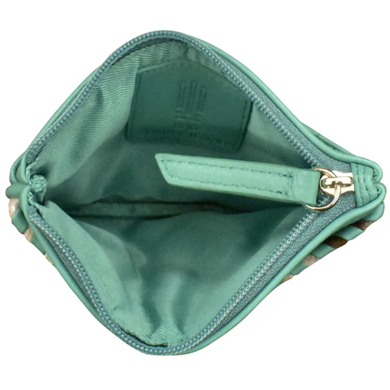 ILI Haircalf Coin Purse Turquoise 6614 - Image 2