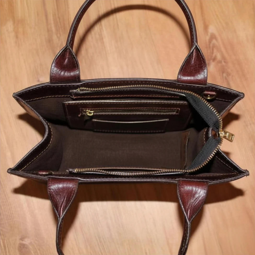 Jaac Arnold Mini Tote Chocolate Bag - Image 3