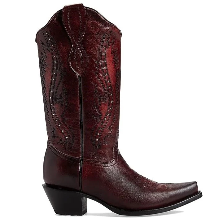 Circle G Red Red Wine Women's Boot L2067 - Image 2