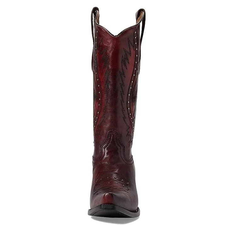Circle G Red Red Wine Women's Boot L2067 - Image 3