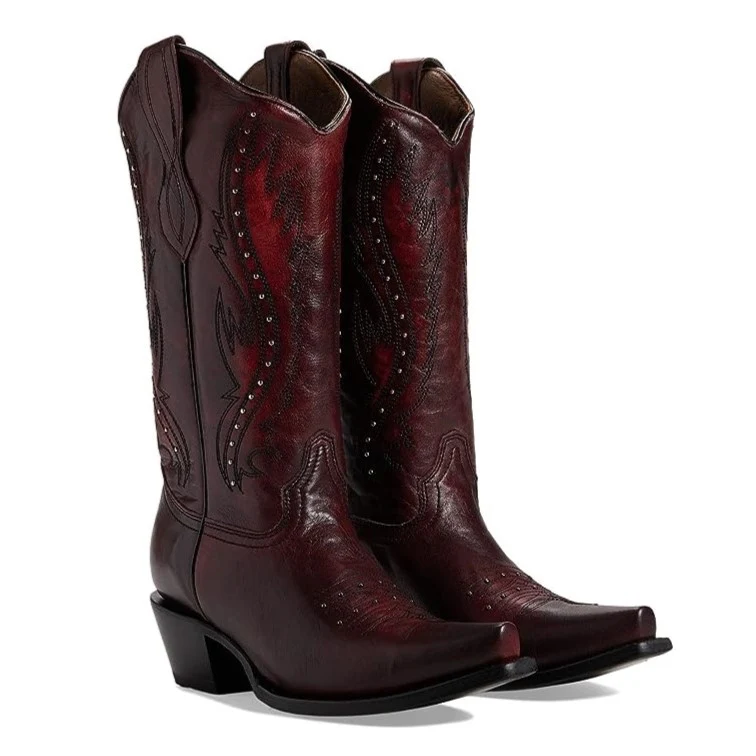 Circle G Red Red Wine Women's Boot L2067 - Image 5