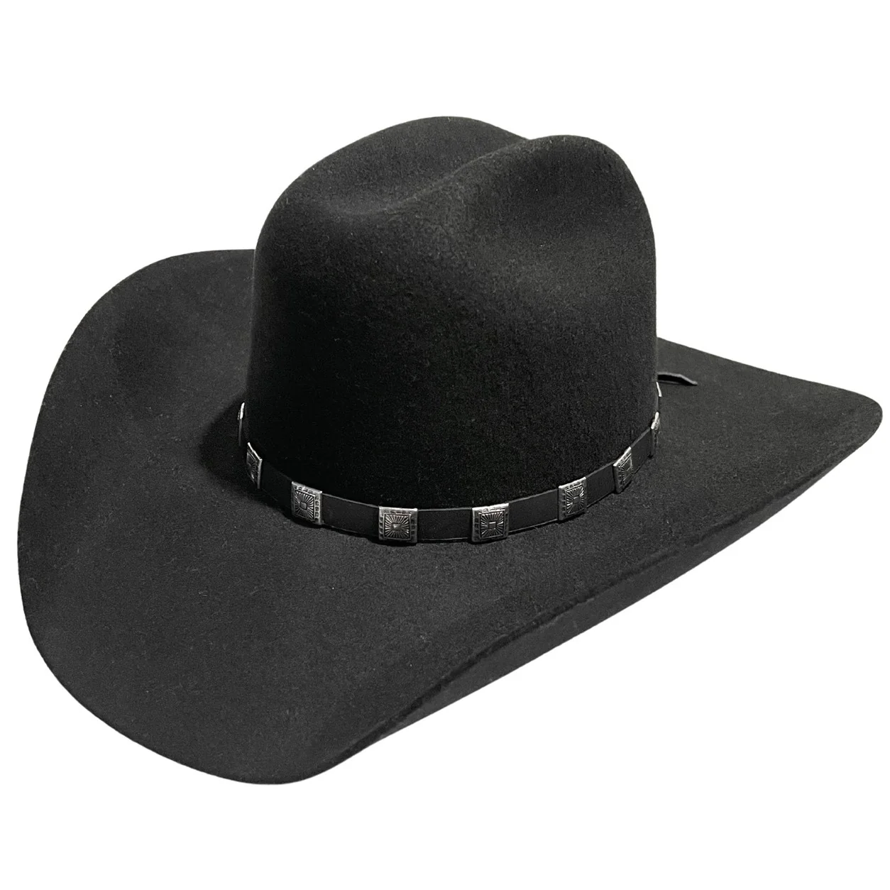 Austin Accent Concho Black Hatband LC-112 - Image 2