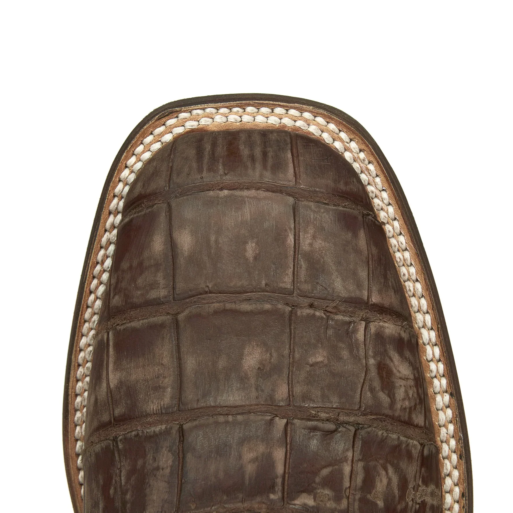 Lucchese Malcolm Brandy & Navy Alligator Men's Boot M4344 - Image 5
