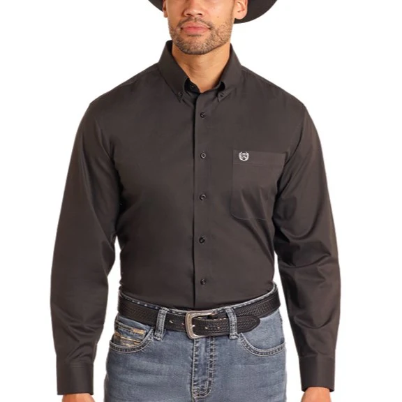 Rock & Roll Solid Men's Button Up PMN2S04830