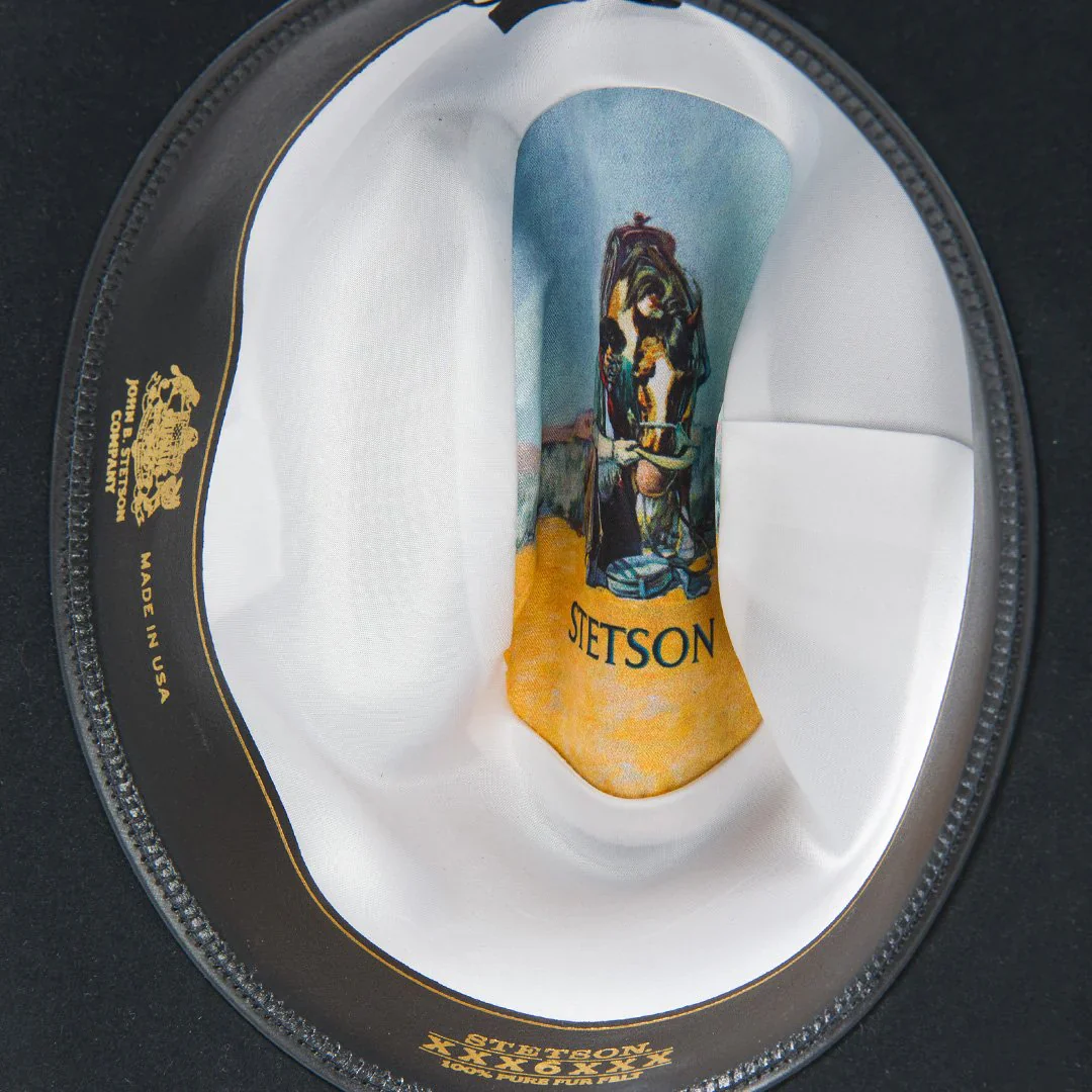 Stetson Skyline 6X Black Fur Felt Cowboy Hat 7542 - Image 7