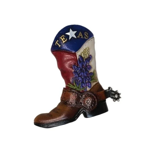 JT Giftware Texas Boot Bluebonnet Magnet TX80330