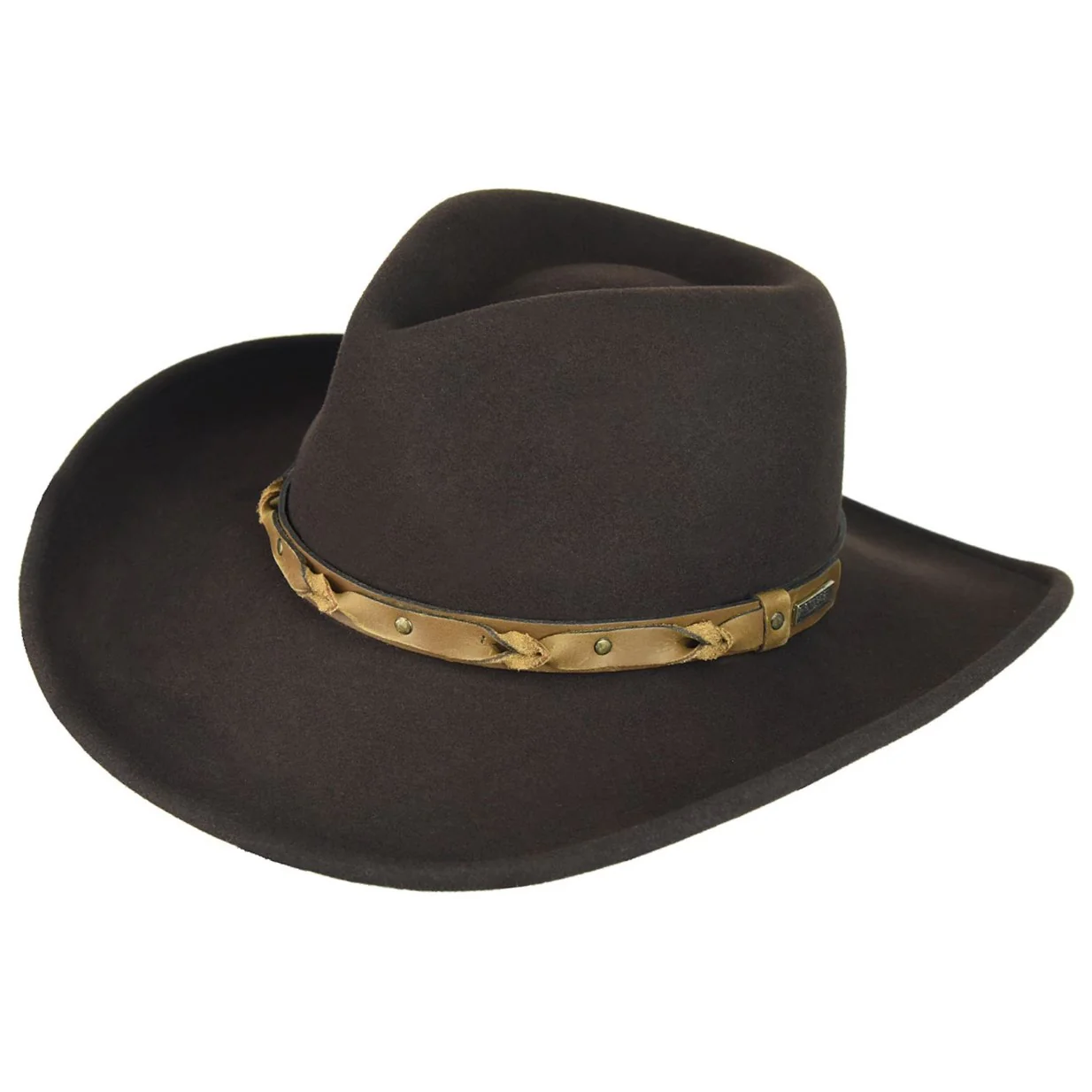 Bailey Palisade Brown Wool Hat W08LFE - Image 2