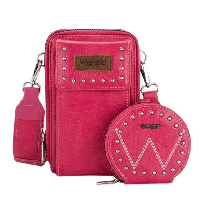 Wrangler Phone Crossbody Pink WG48S-270HPK