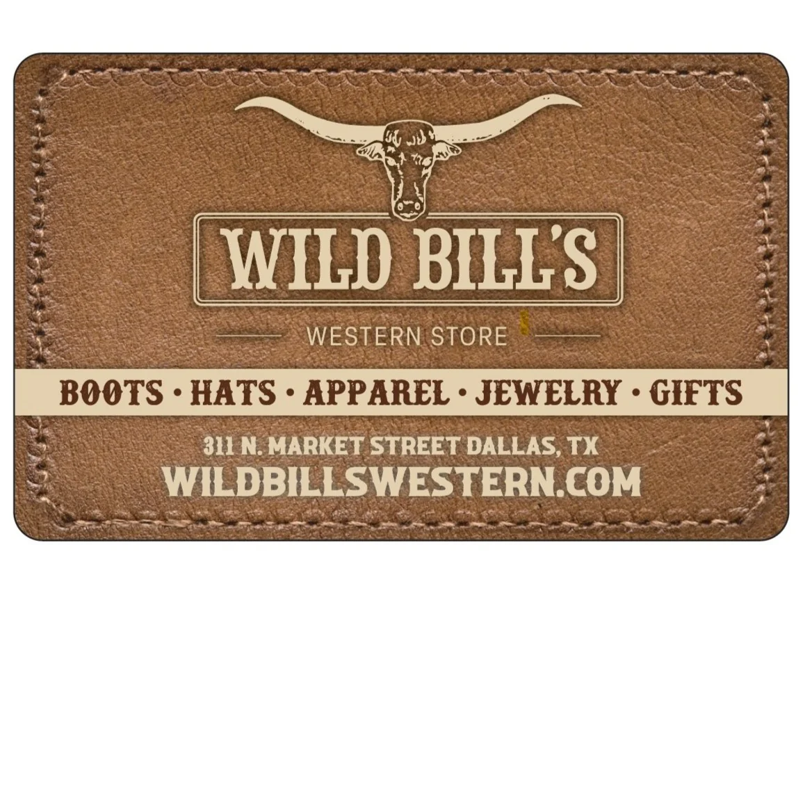 Wild Bill's Gift Card